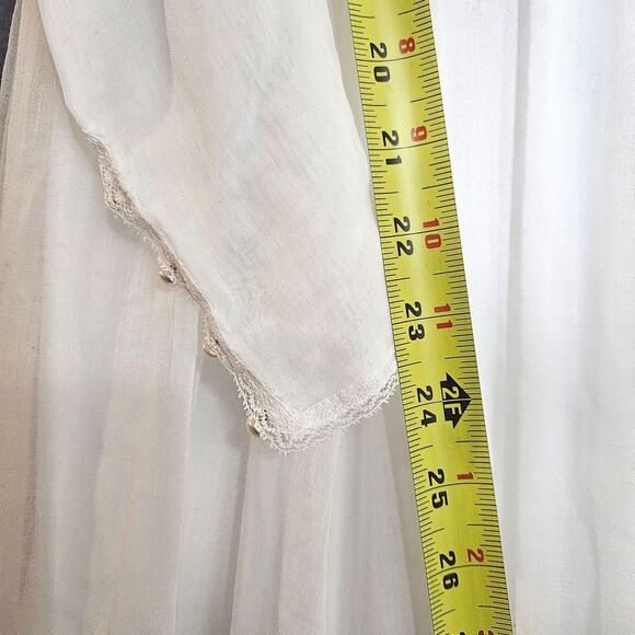 Vintage 70s Gunne Sax White Lace Tiered Wedding Dress Prairie Romantic Bride - Picture 13 of 16